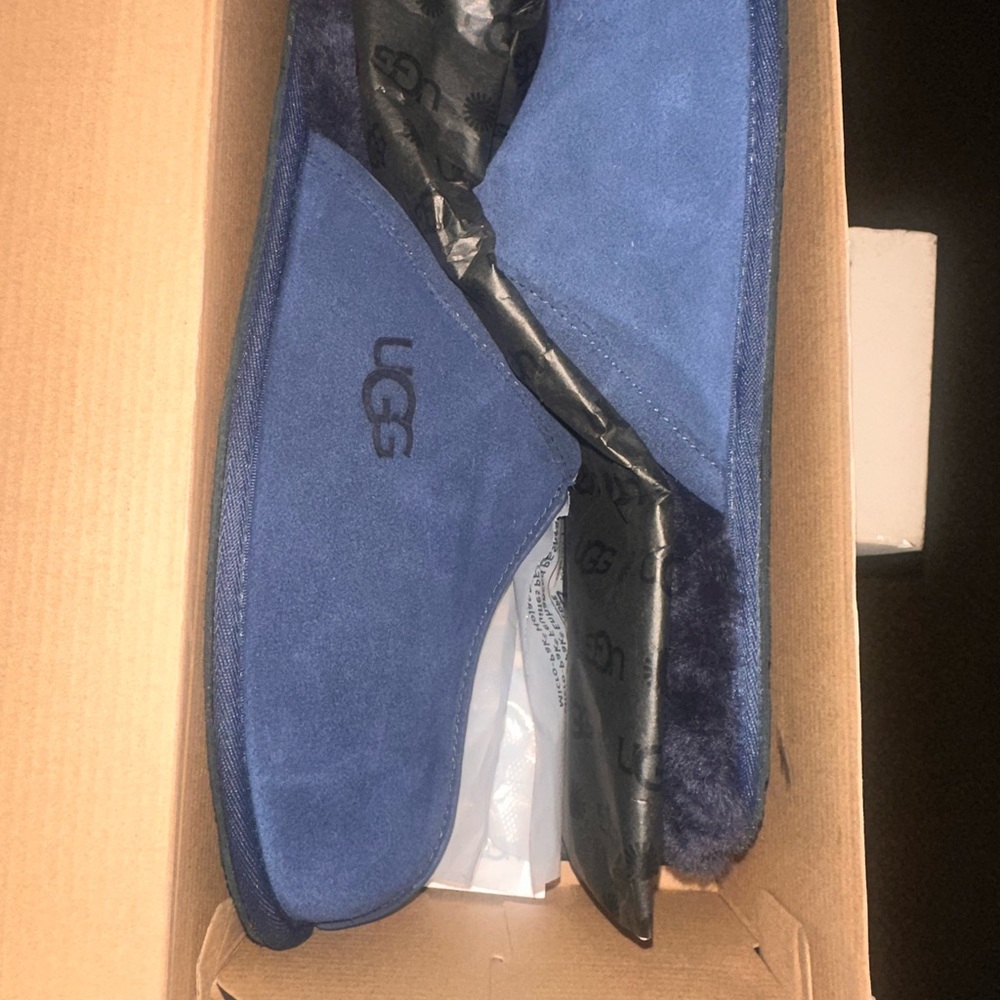 UGG Blue Suede Loafers